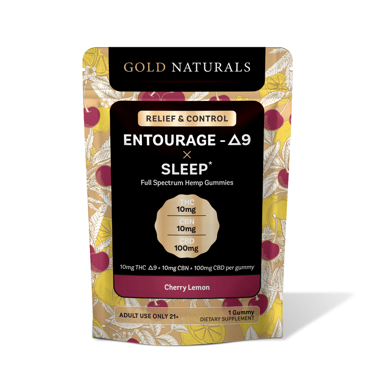 Gold Naturals Entourage Δ9 x Sleep Gummy